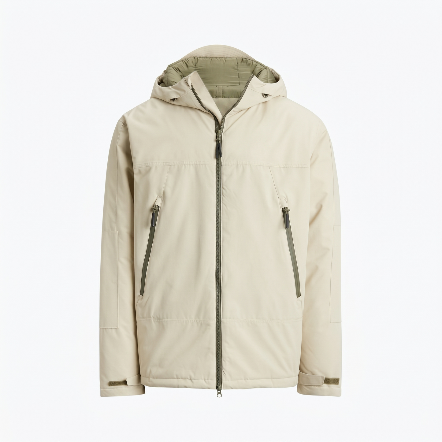 Isolierte Jacke mit Kapuze