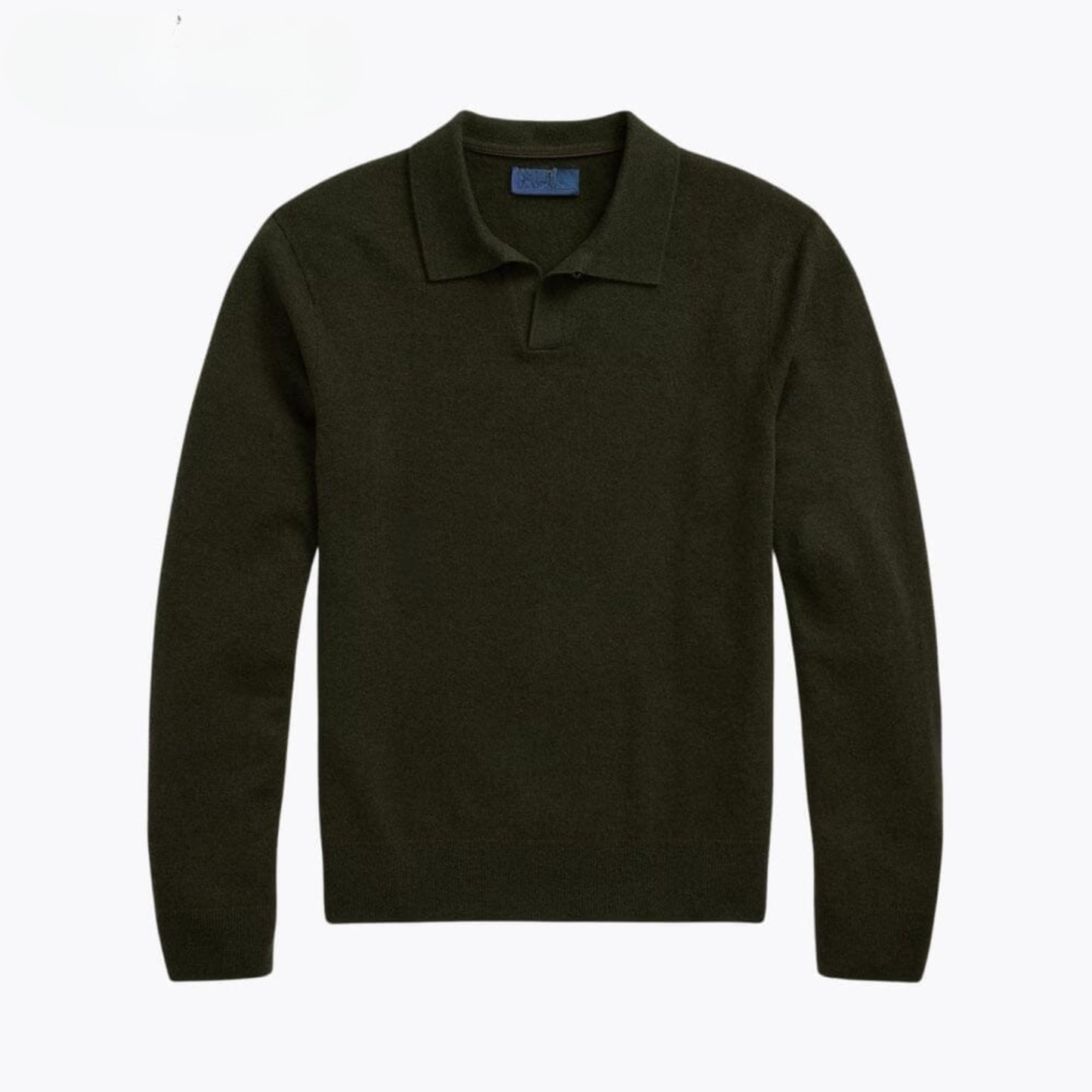 Wollpullover mit Johnny-Kragen