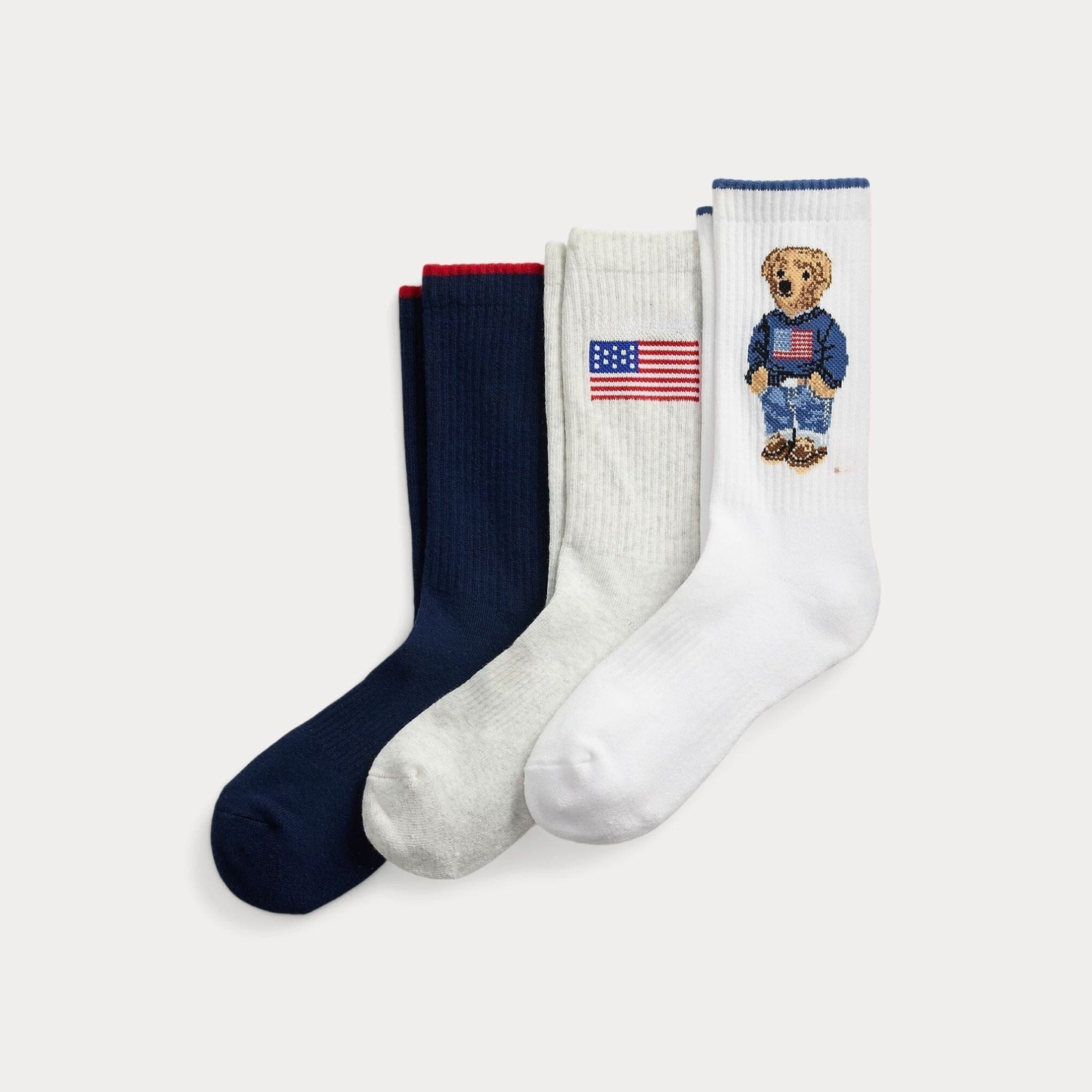 Bear Socken mit Logo 3er-Pack