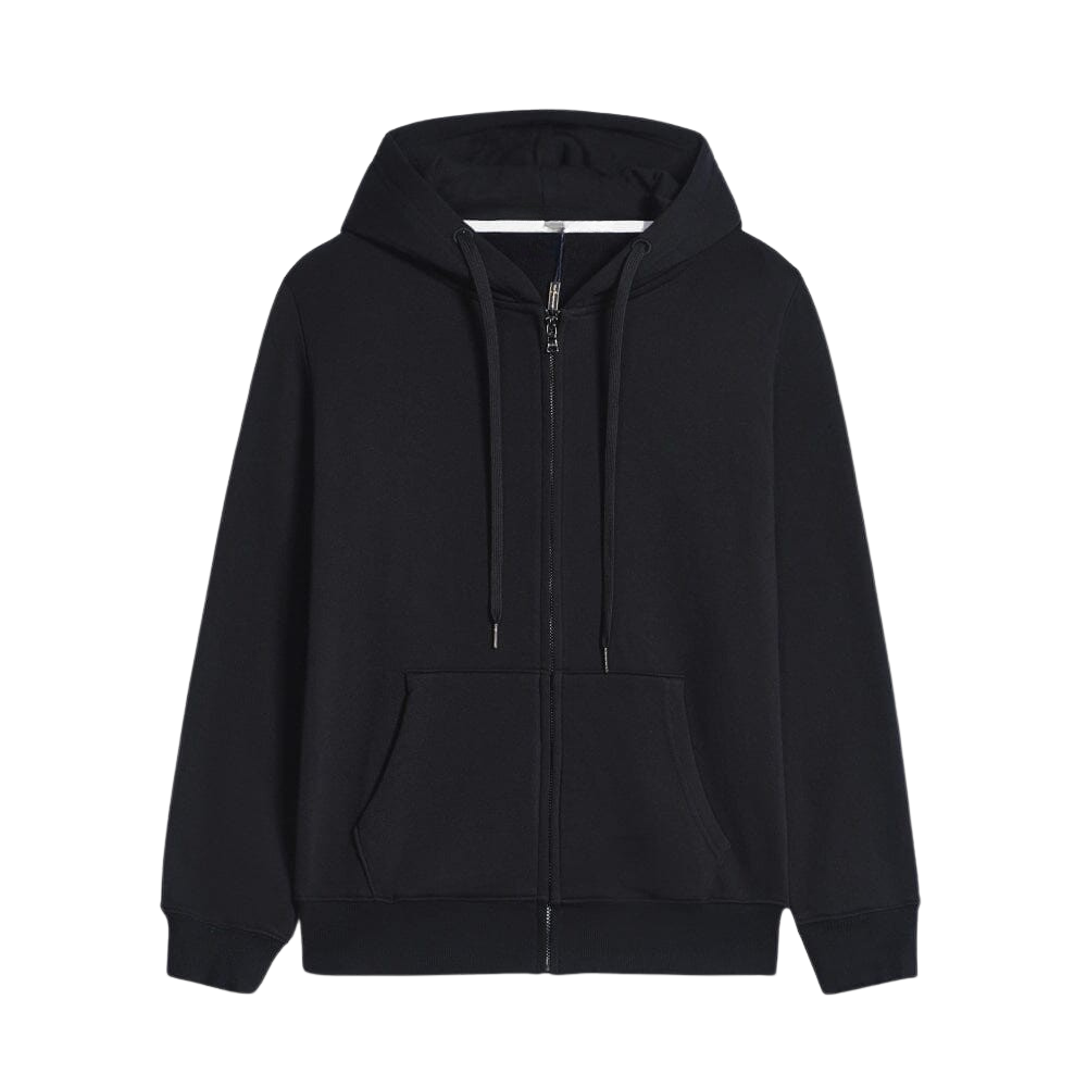Klassischer Essential Baumwoll-Hoodie