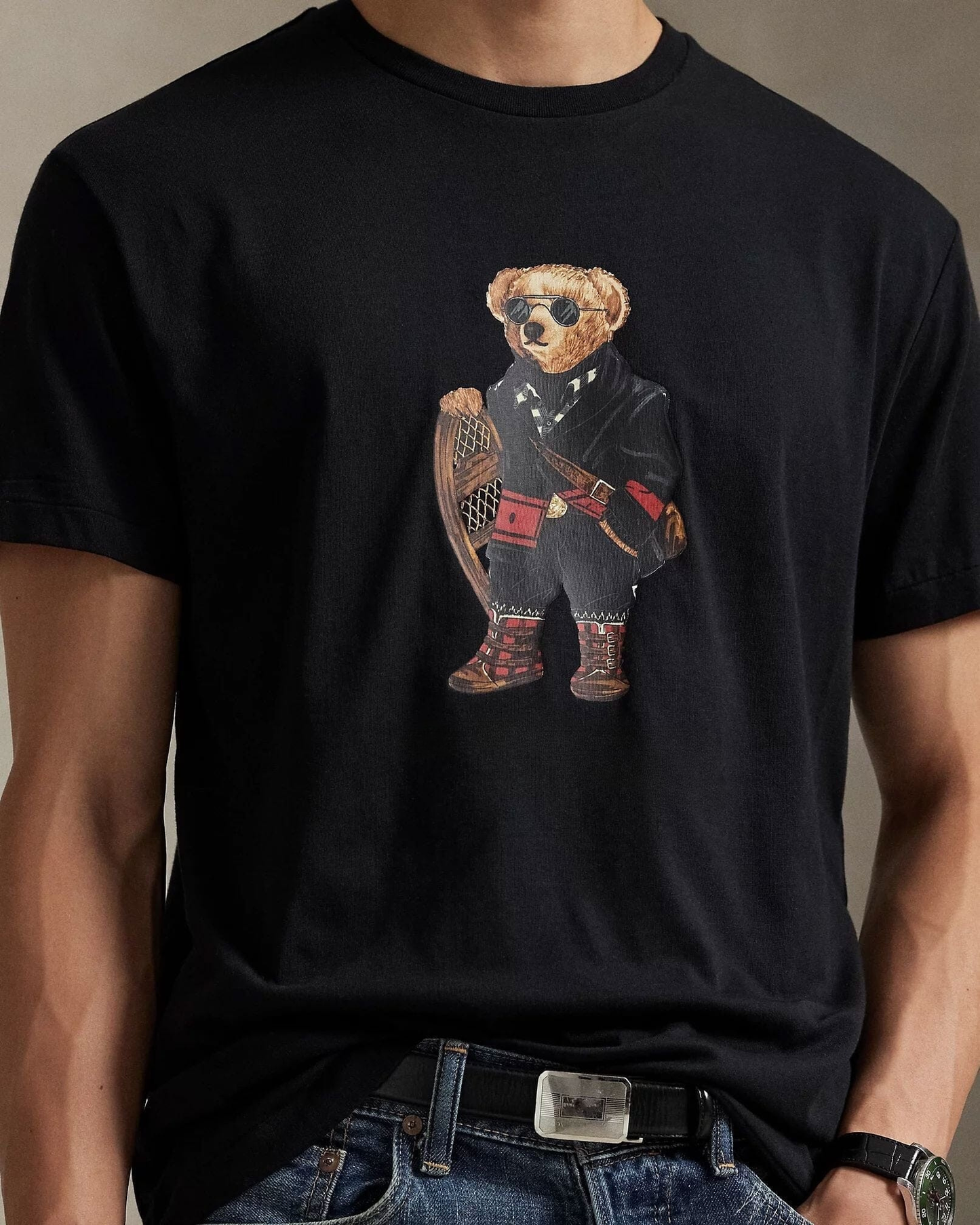 Polo Bear Jersey-T-Shirt in Classic Fit