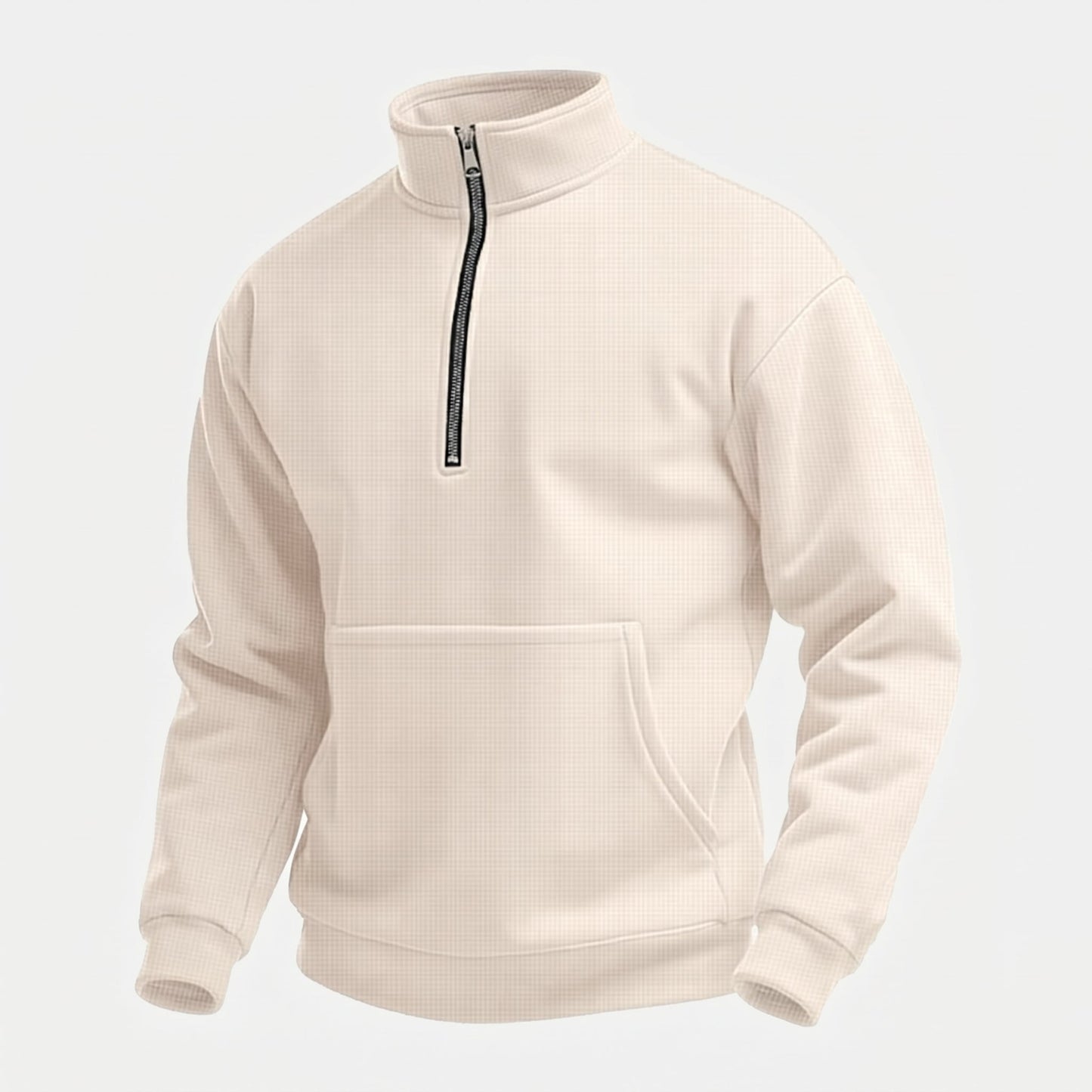 Pullover mit kurzem Reißverschluss