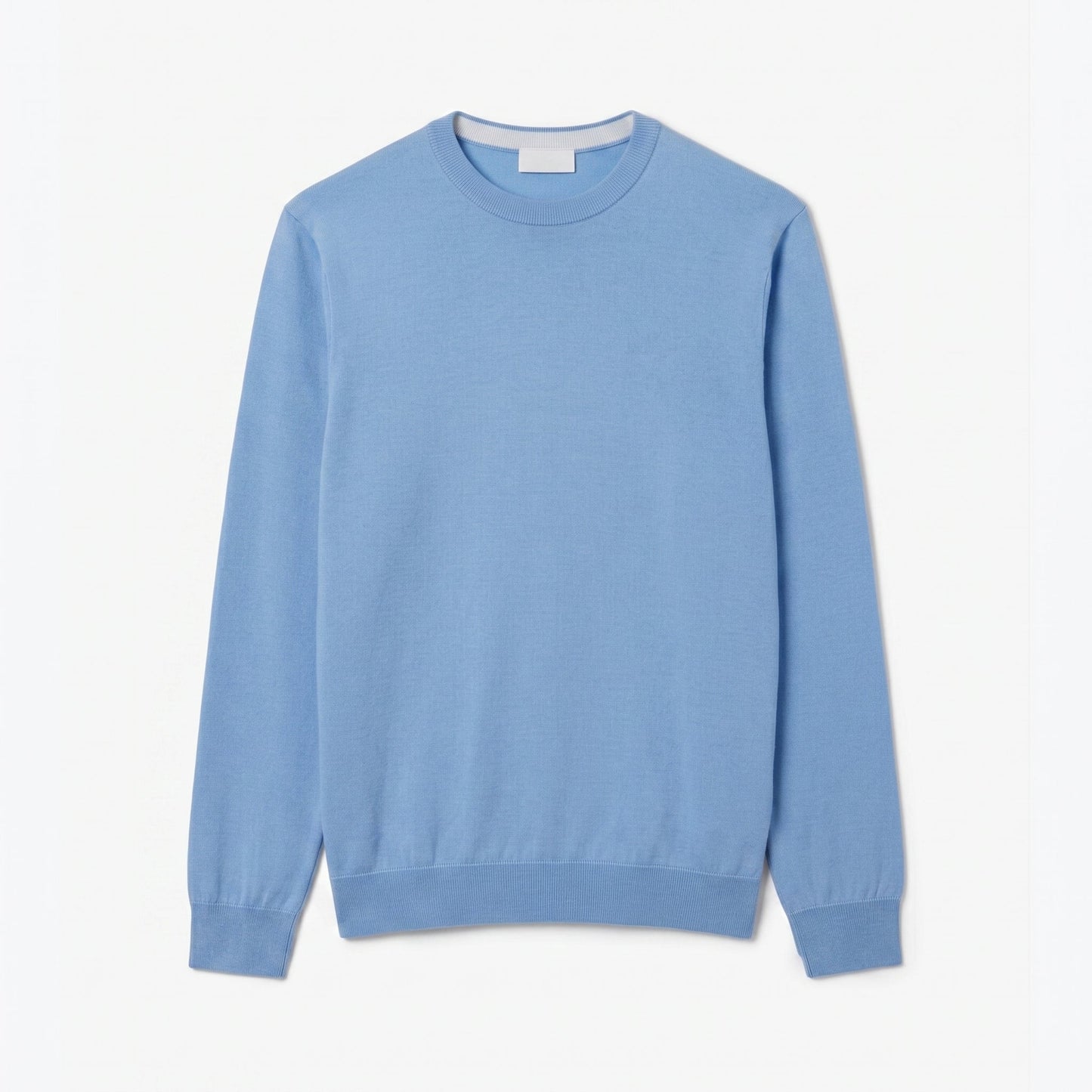Pullover aus Merinowolle mit Rundhalsausschnitt