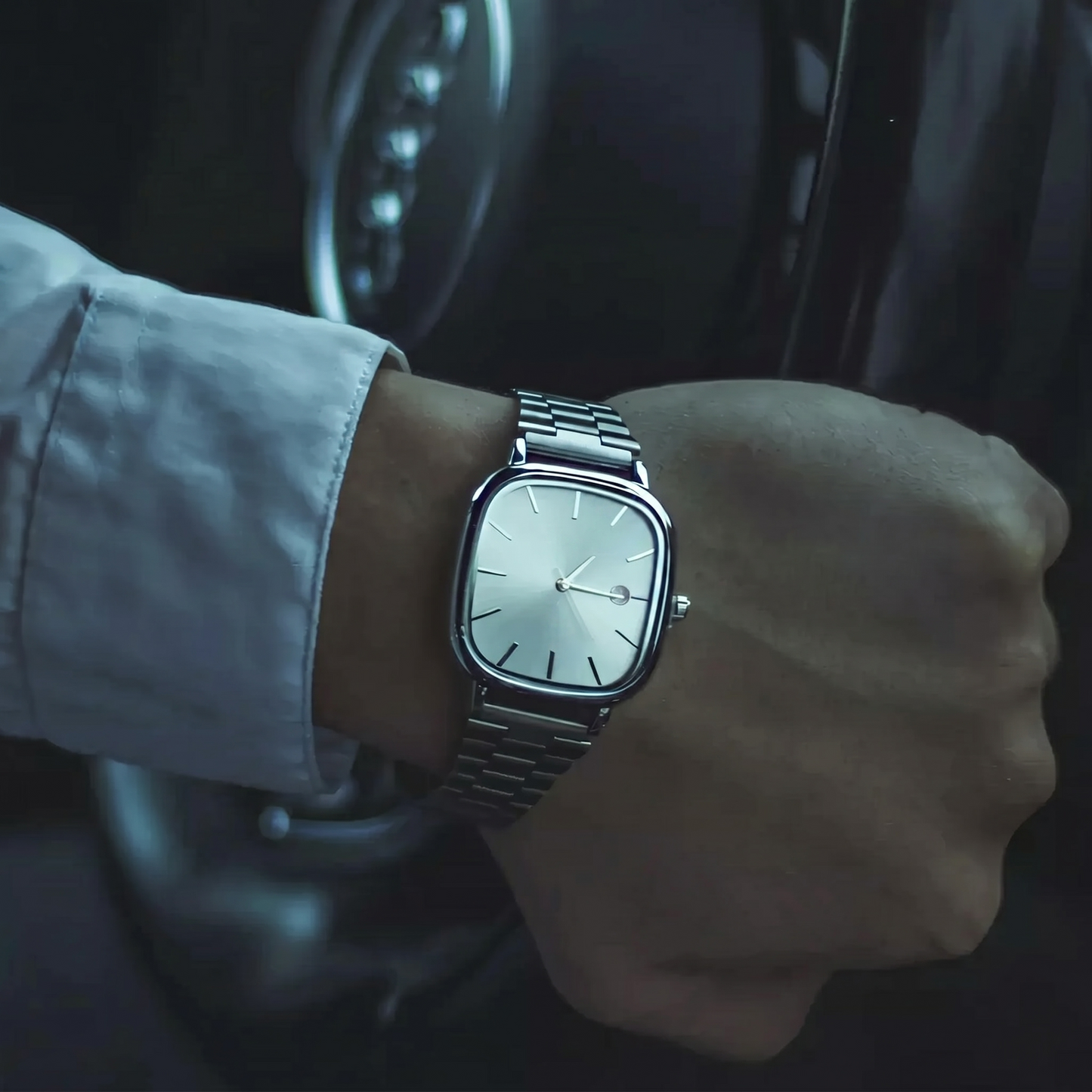 Luxuriöse Uhr 36 mm – wasserdicht | Edelstahl