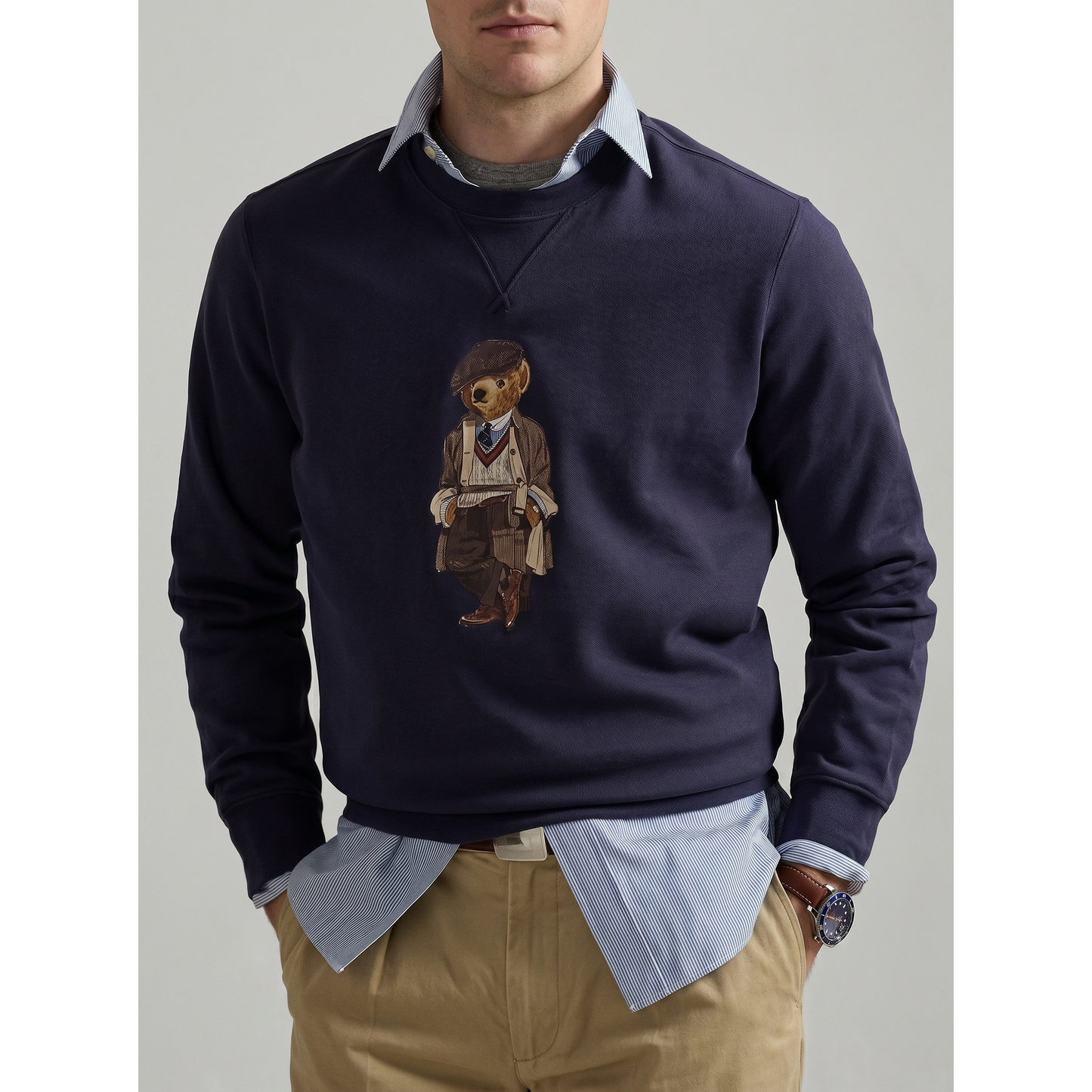 Bear Fleece-Sweatshirt