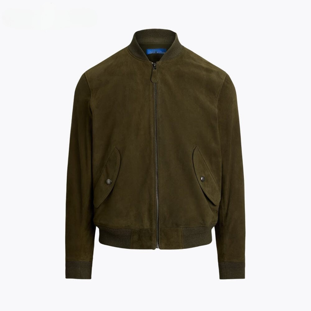 Wildleder-Bomberjacke