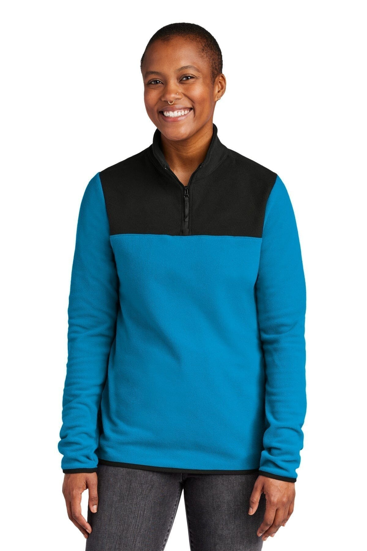Damen Glacier Fleece mit kurzem Reißverschluss