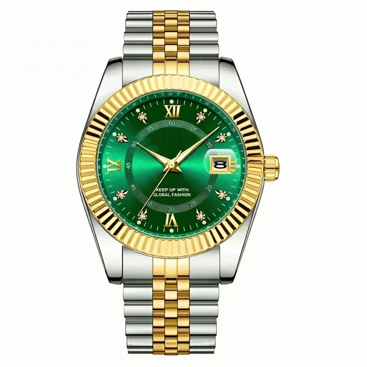 Goldenstar – Uhr 40 mm | wasserdicht | Edelstahl