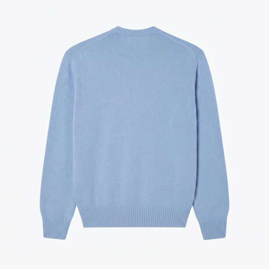 Pullover aus Streichwolle mit Rundhalsausschnitt
