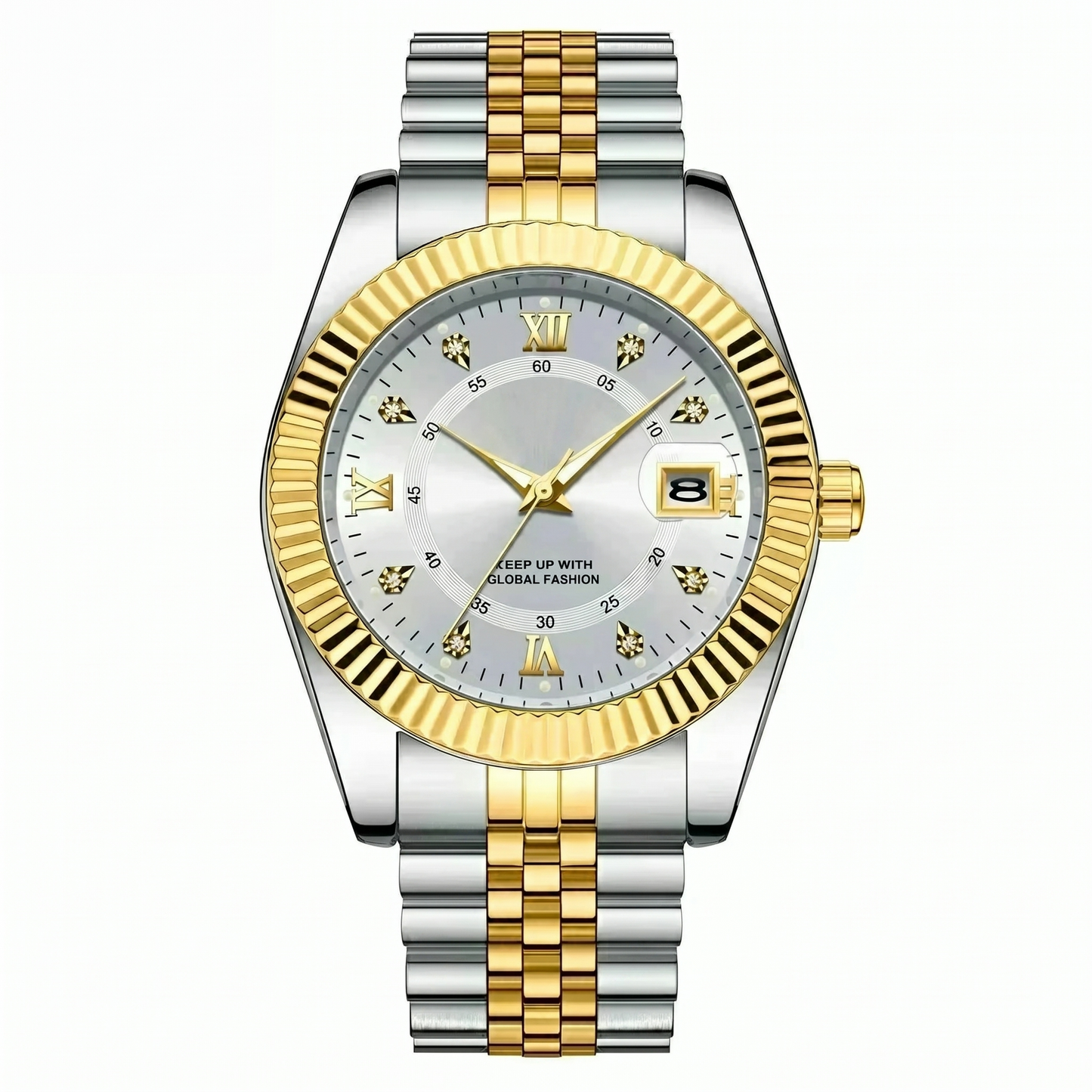 Goldenstar – Uhr 40 mm | wasserdicht | Edelstahl