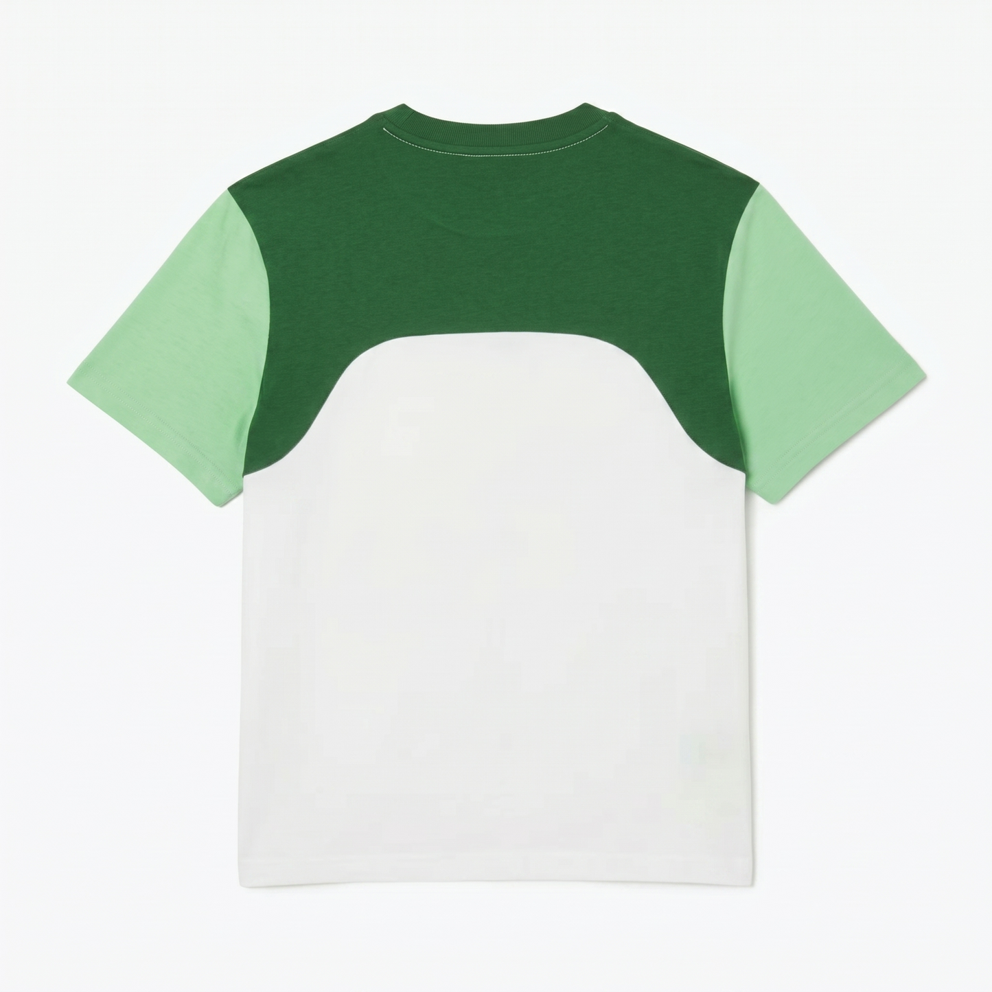 Baumwoll-Jersey-T-Shirt im Colour-Block-Design