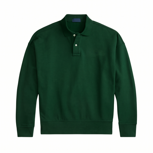 Sweatshirt mit Kragen