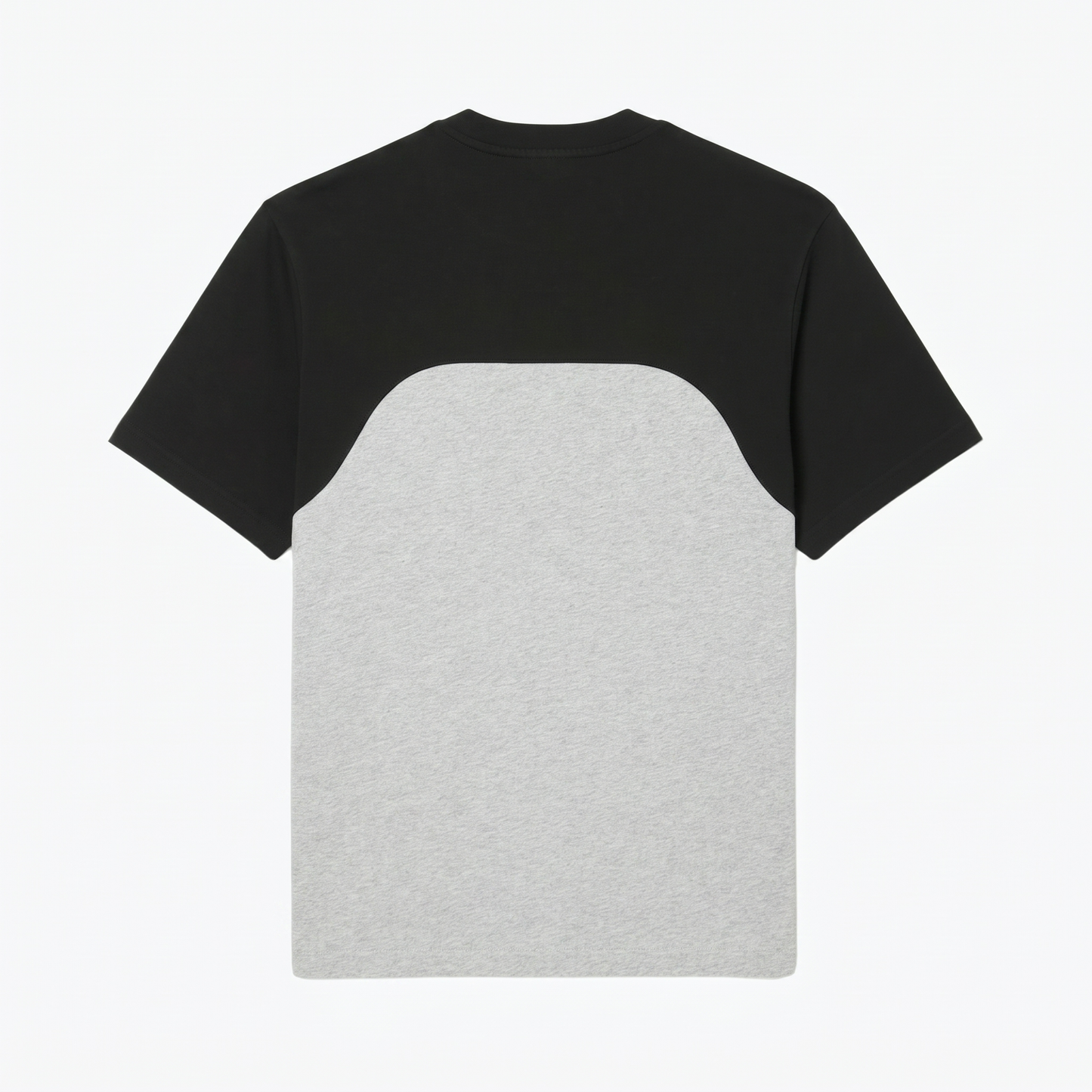 Baumwoll-Jersey-T-Shirt im Colour-Block-Design