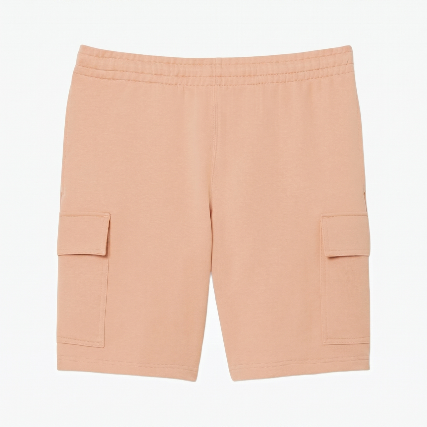 Cargo-Shorts aus Baumwoll-Fleece