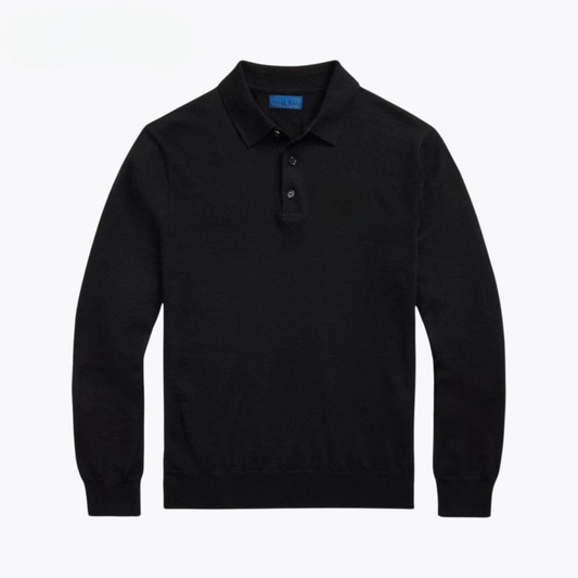 Wollpullover mit Kragen