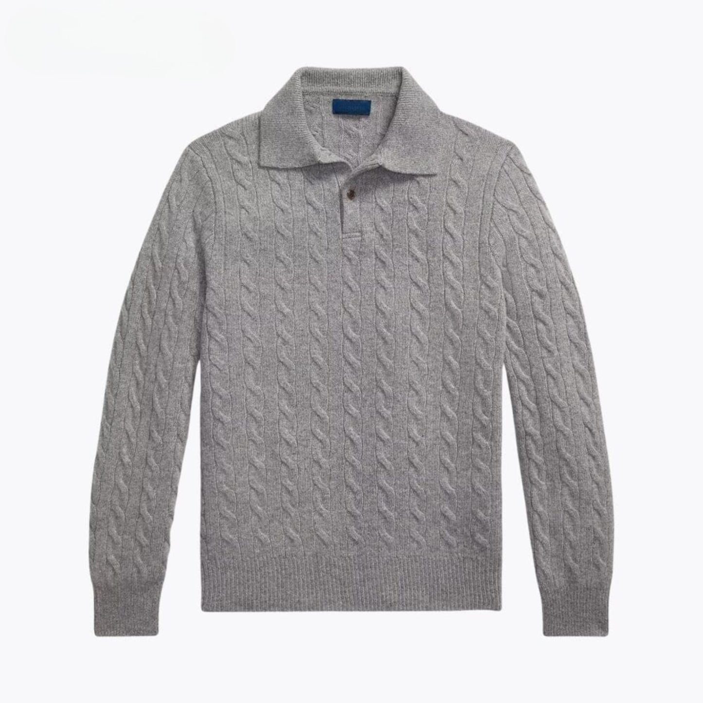 Zopfstrickpullover aus Wolle und Kaschmir