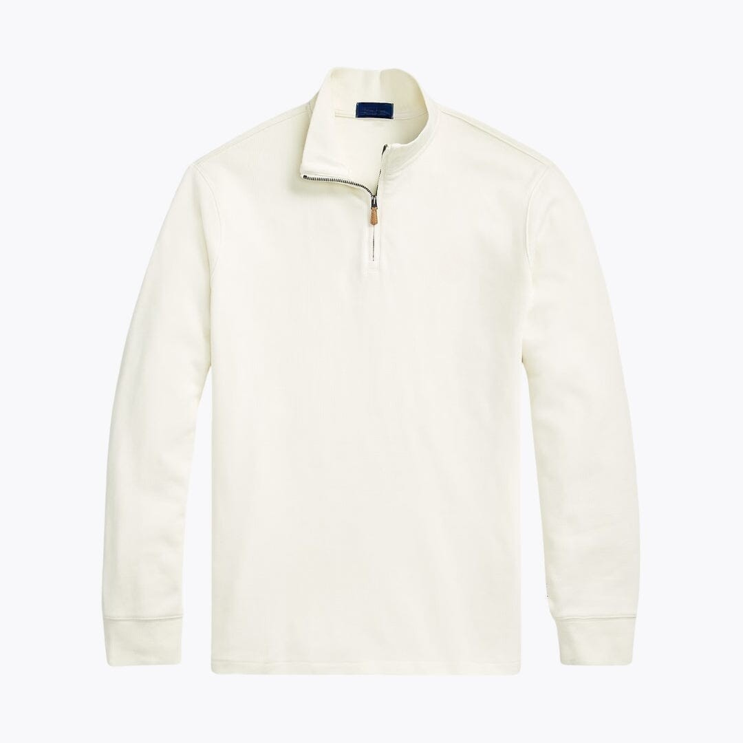 Estate-Rib Pullover mit Viertelreißverschluss