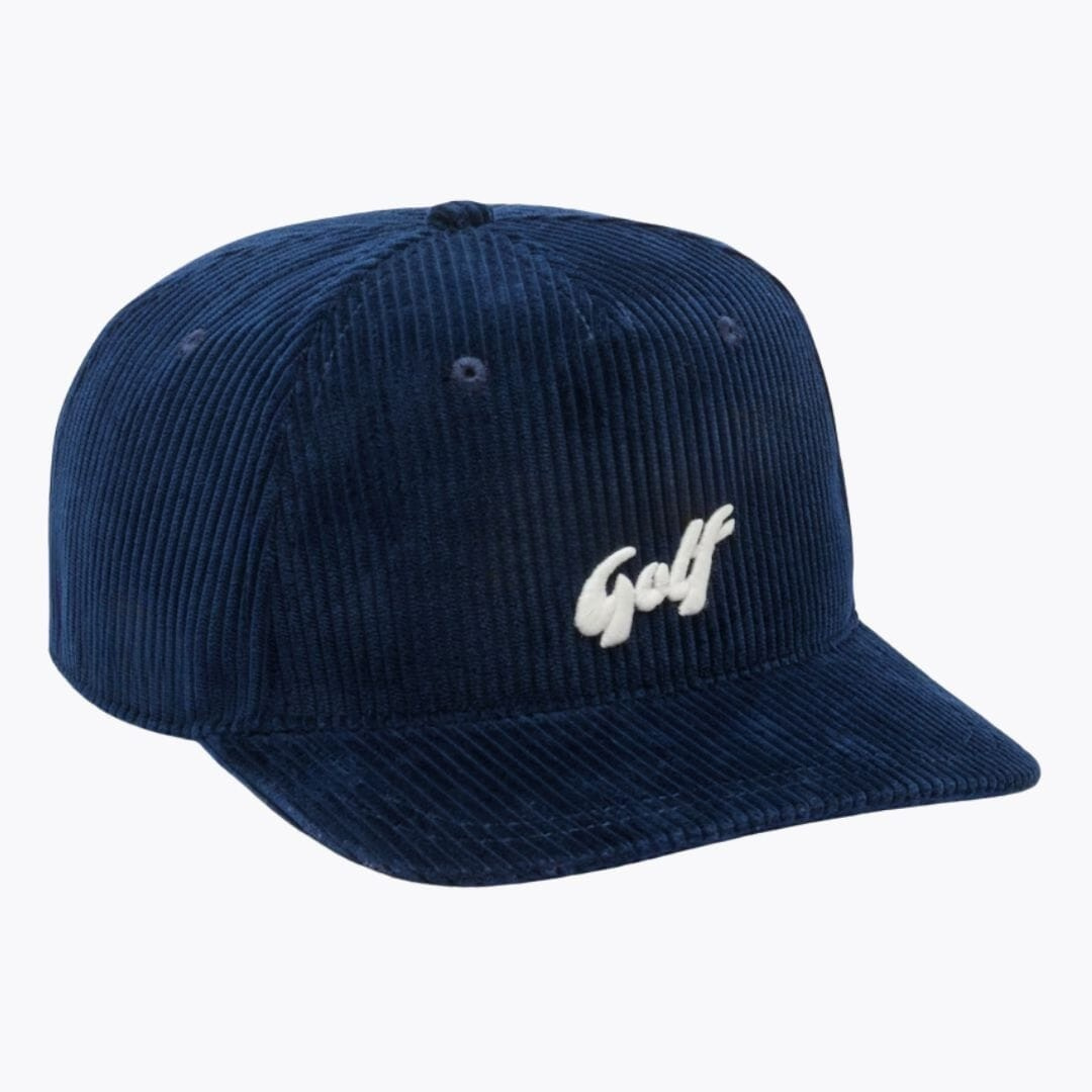 bestickte Cord-Golfkappe