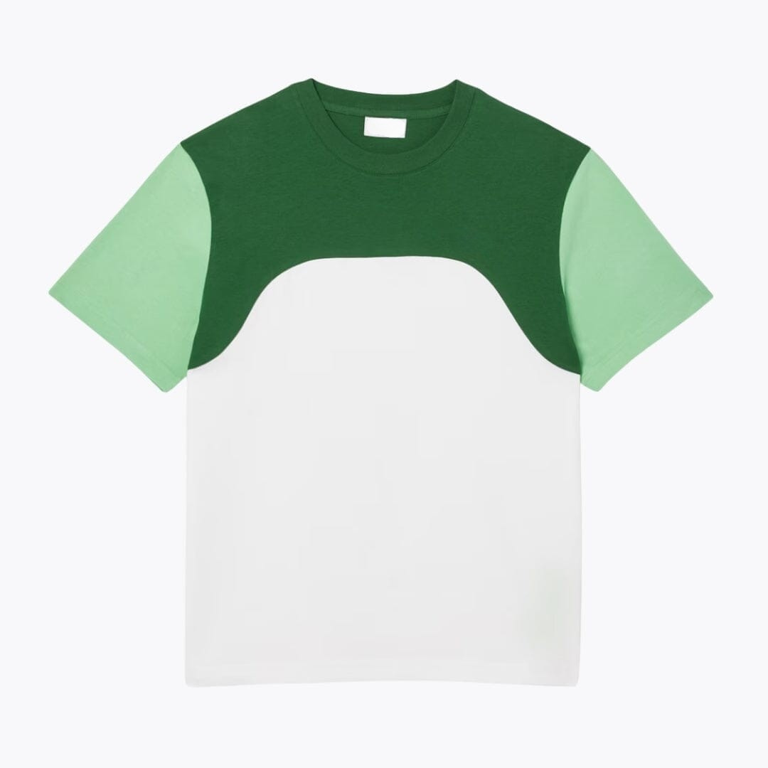 Baumwolljersey-T-Shirt im Colour-Block-Design