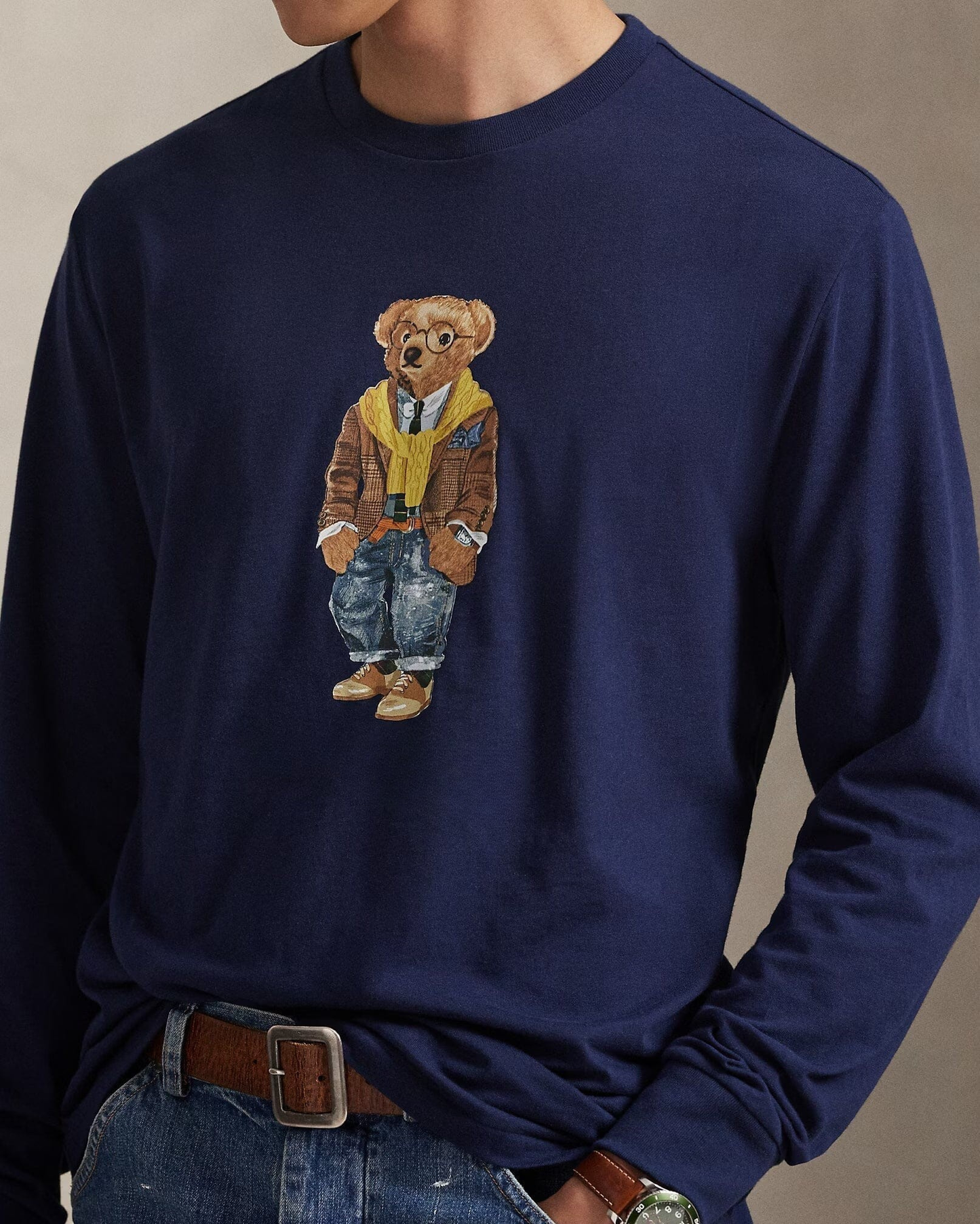Bear Jersey-T-Shirt in Classic Fit