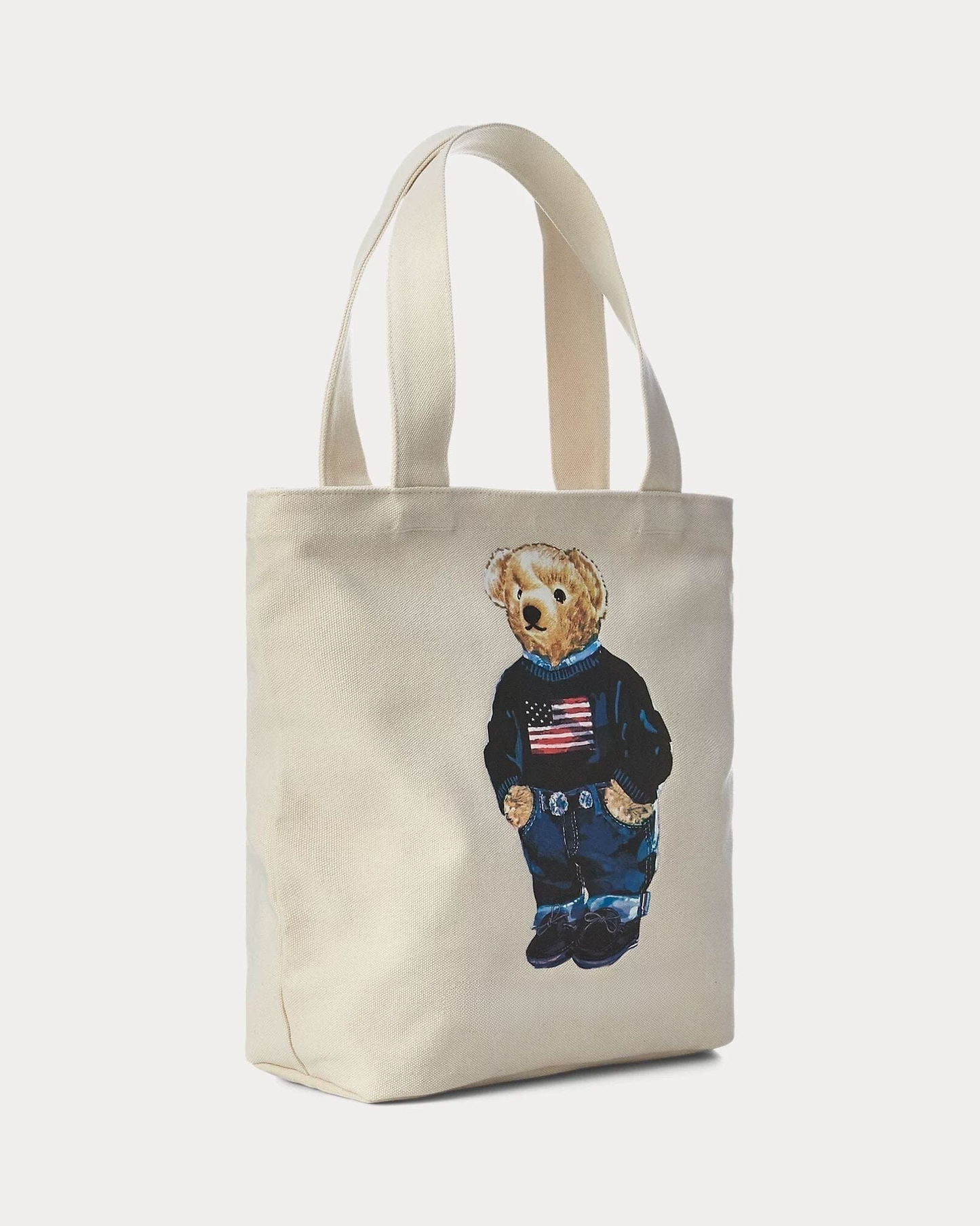 Bear Shopper aus Baumwoll-Canvas