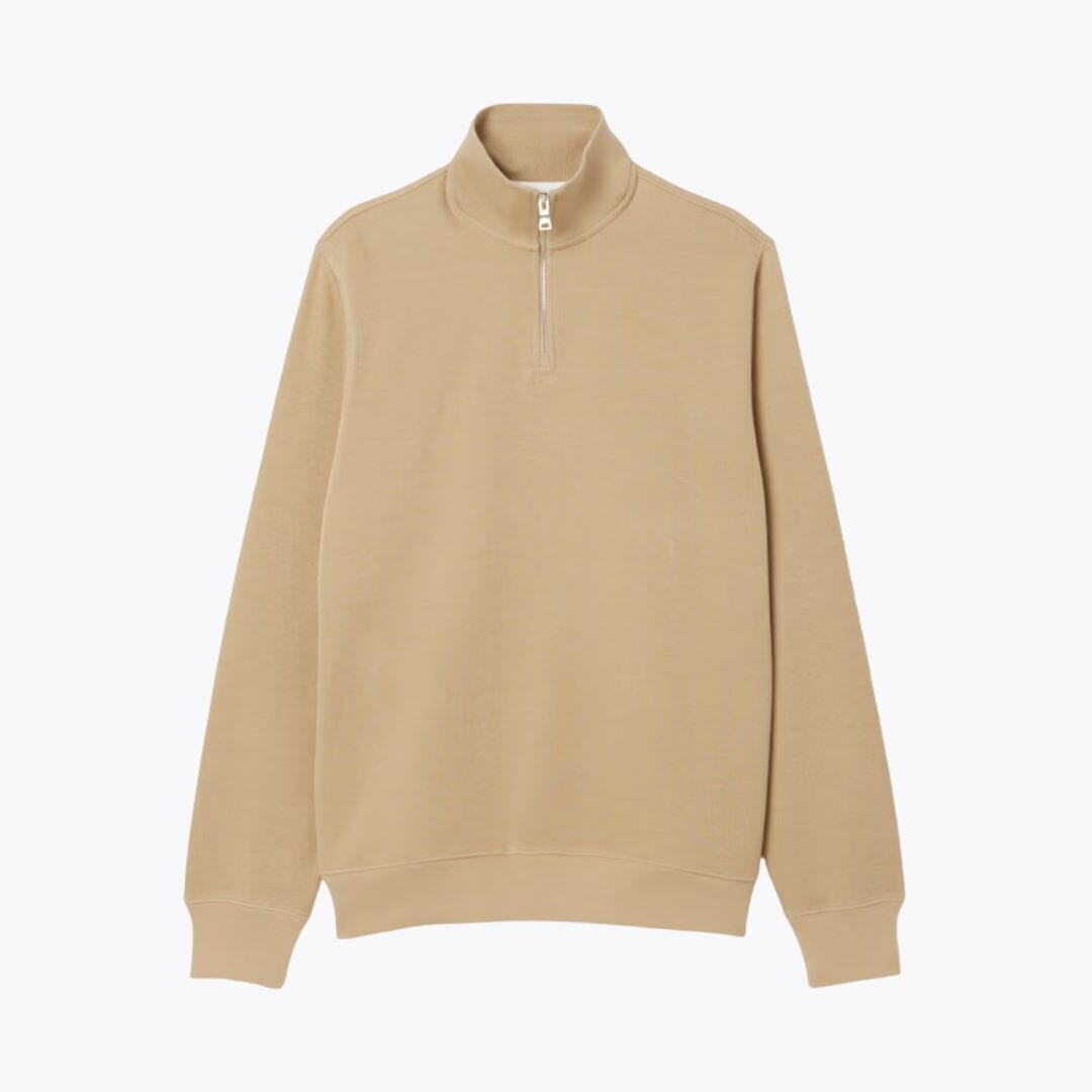 Sweatshirt mit hohem Kragen und Reißverschluss