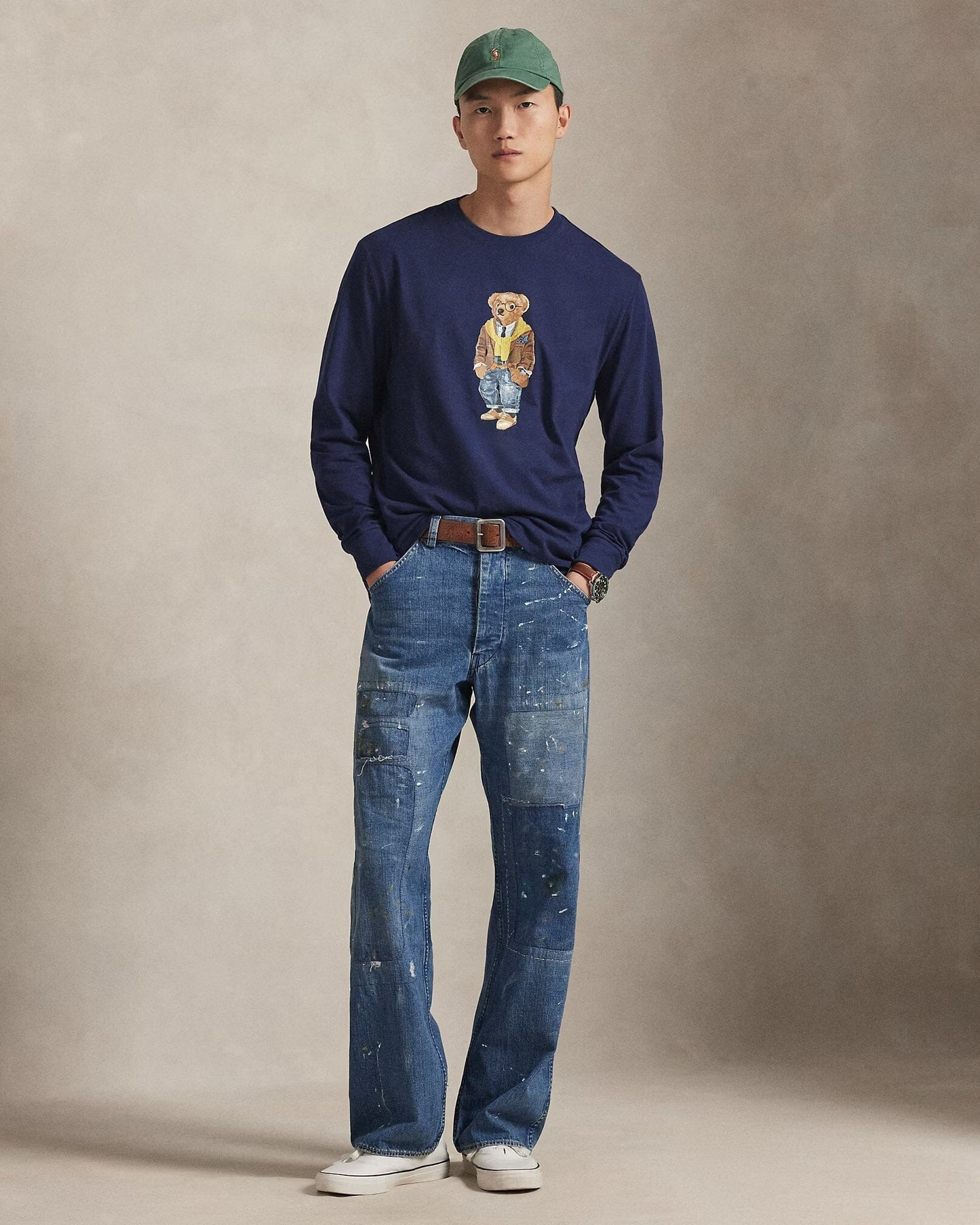 Bear Jersey-T-Shirt in Classic Fit