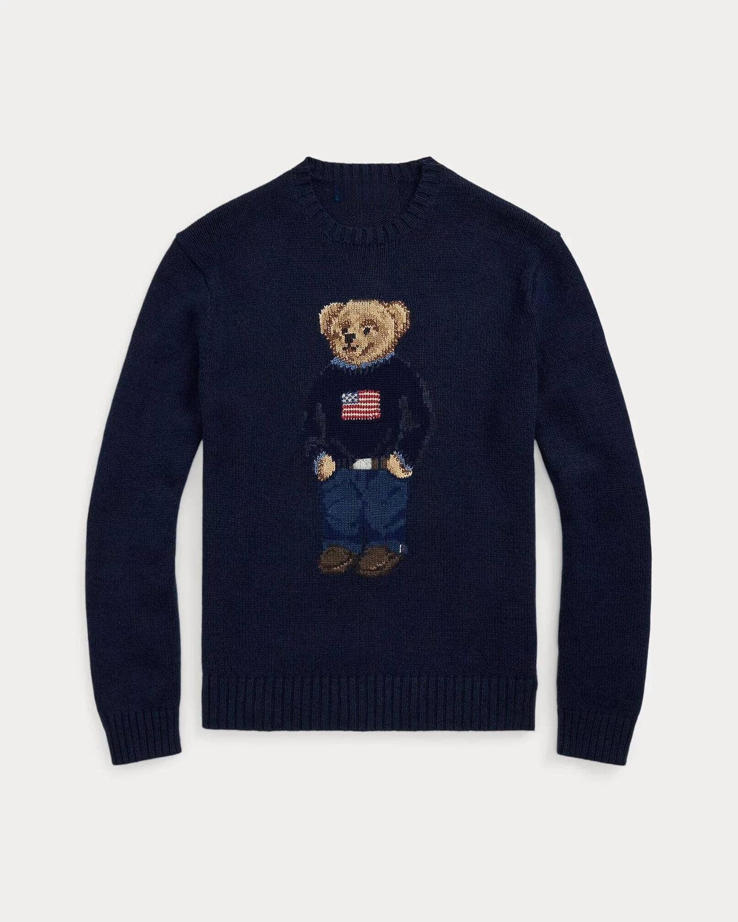 Bear Pullover aus Baumwolle und Leinen