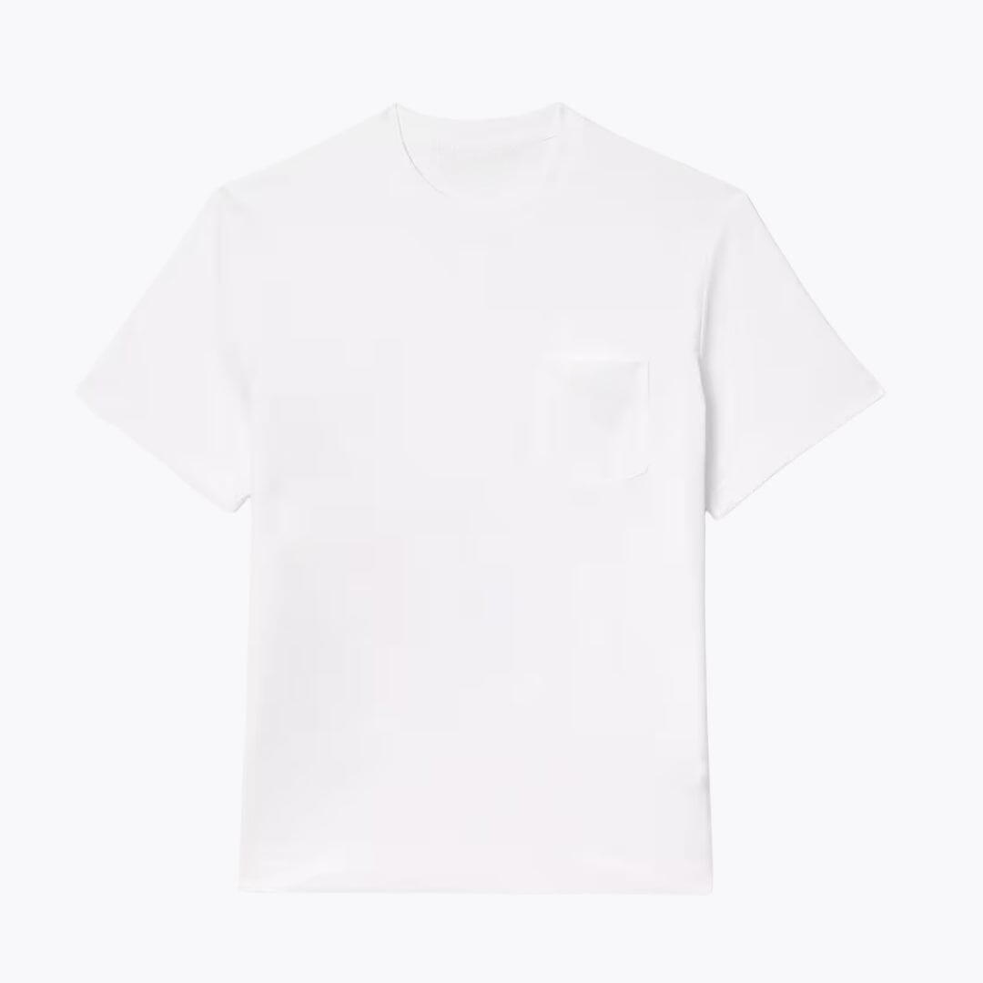 Baumwoll-T-Shirt mit Brusttasche