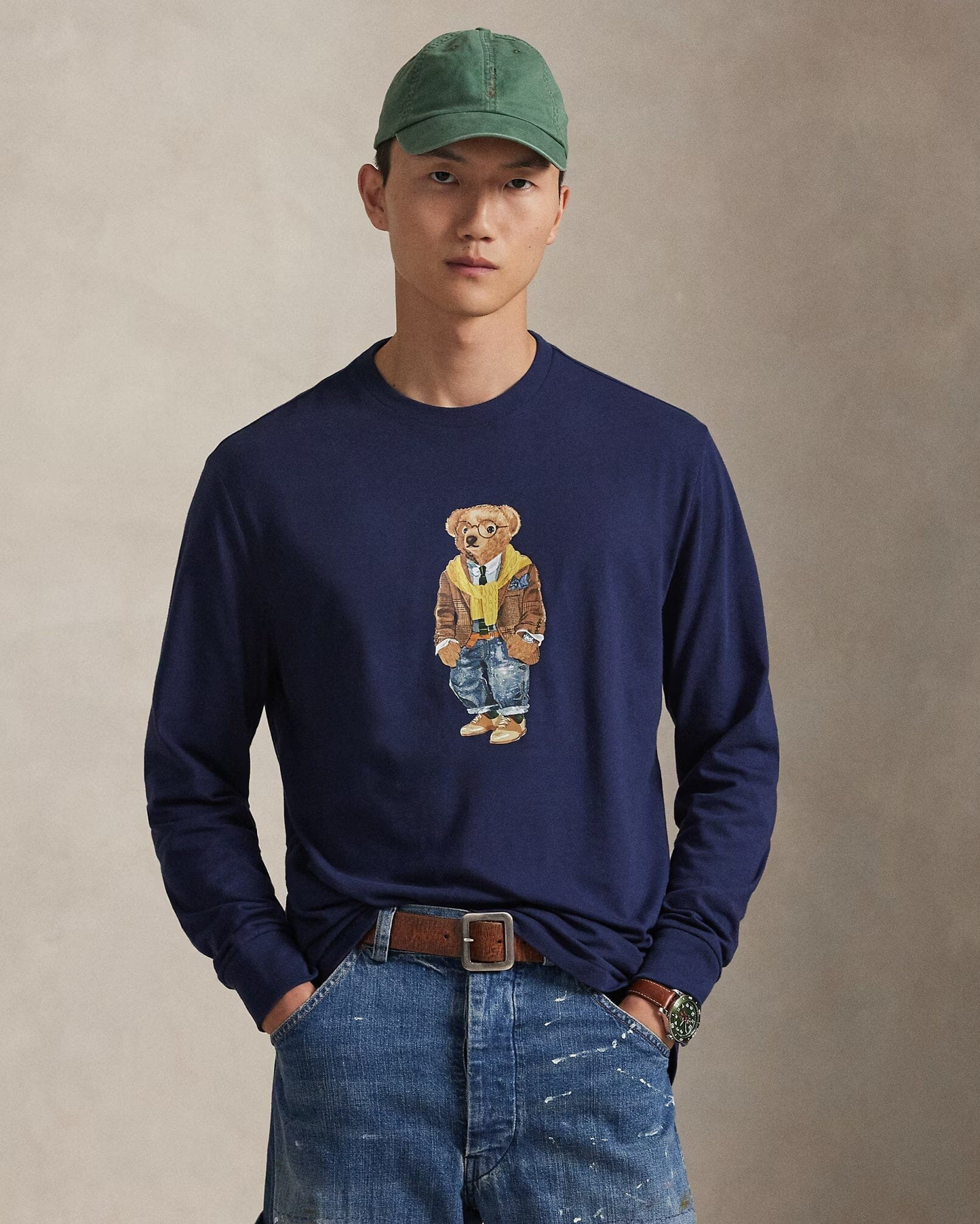Bear Jersey-T-Shirt in Classic Fit
