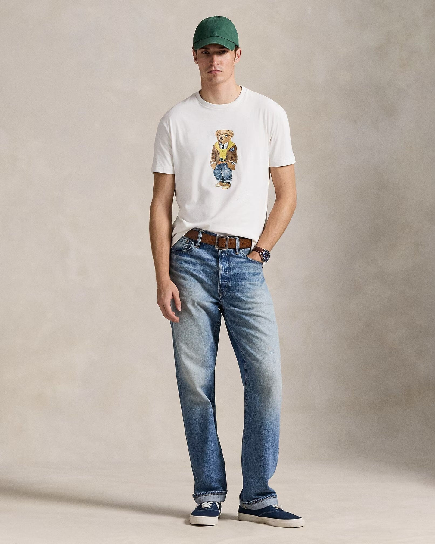 Polo Bear Jersey-T-Shirt in Classic Fit