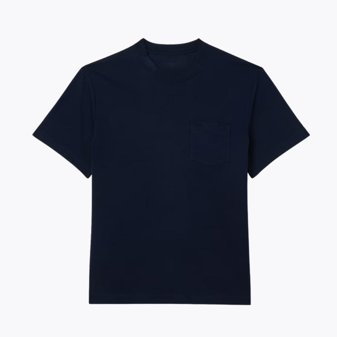 Baumwoll-T-Shirt mit Brusttasche