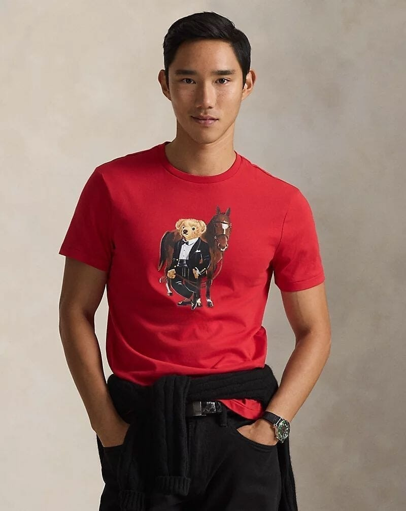 Bear T-Shirt aus Baumwolle