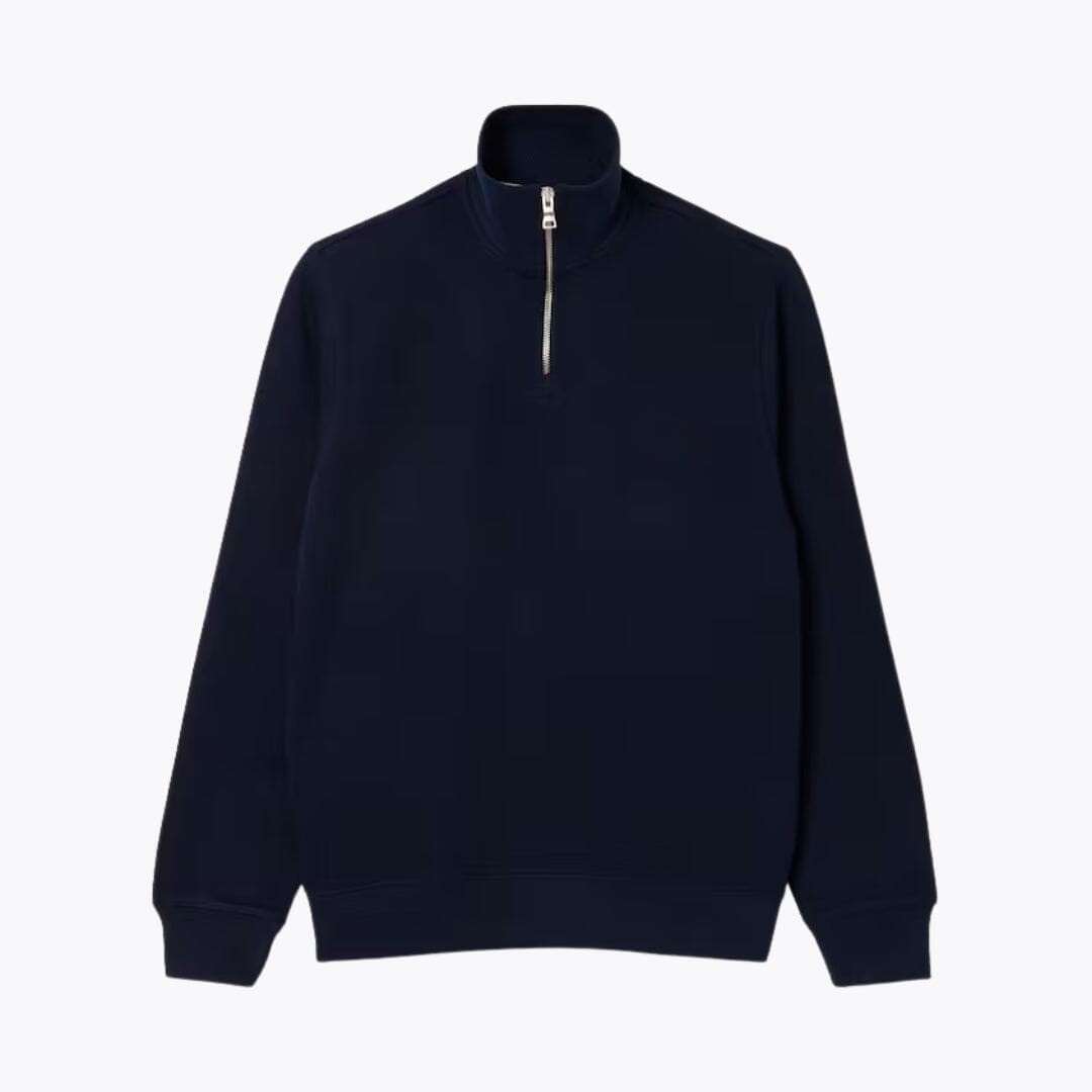 Sweatshirt mit hohem Kragen und Reißverschluss