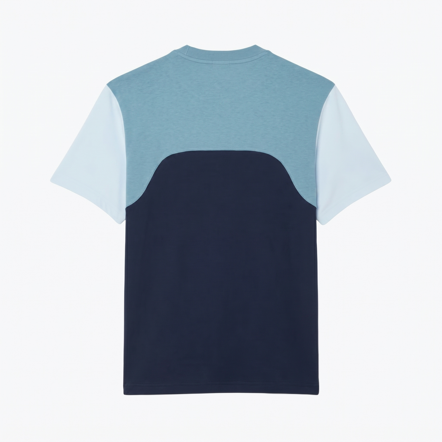 Baumwoll-Jersey-T-Shirt im Colour-Block-Design