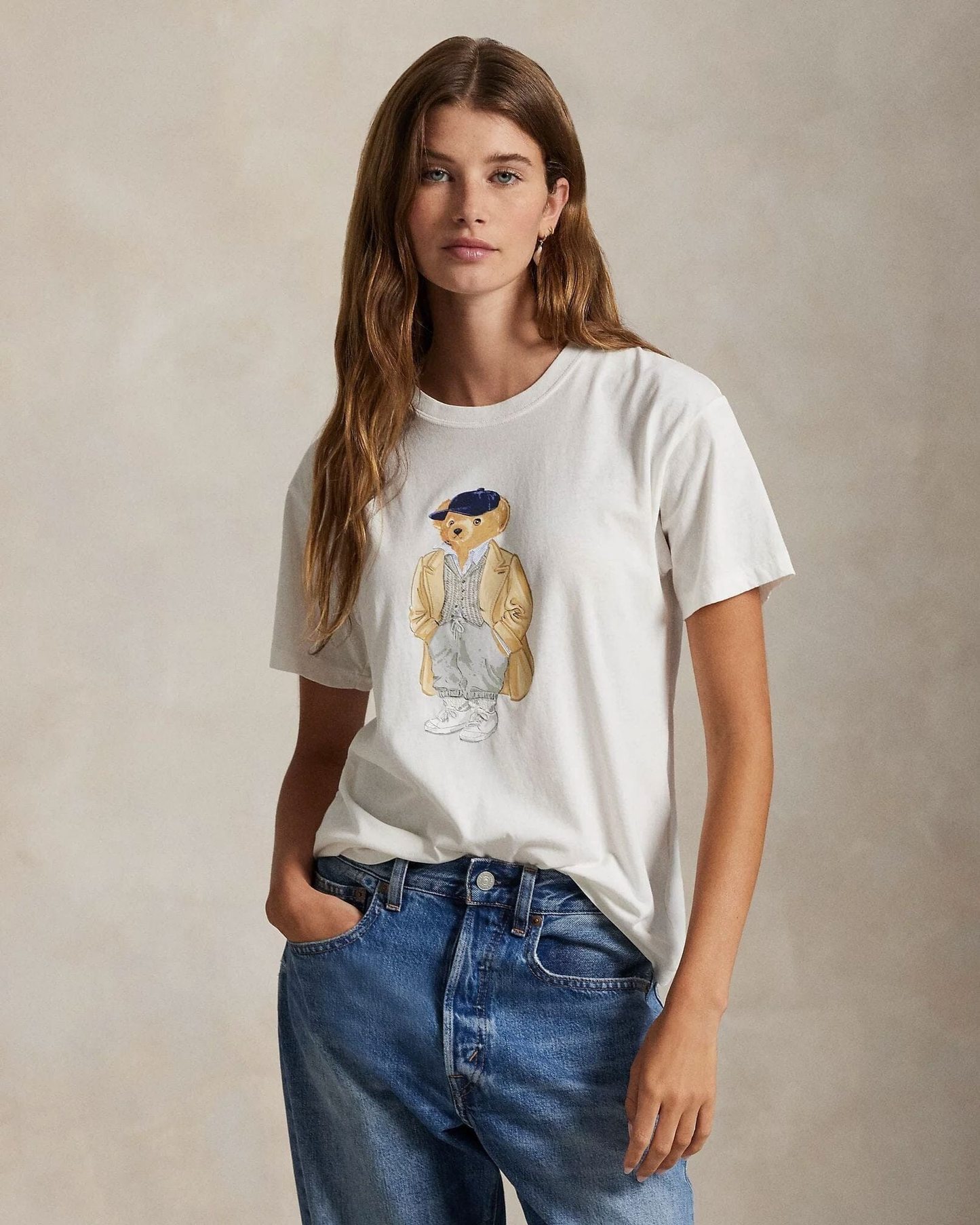 Bear T-Shirt aus Baumwoll-Jersey