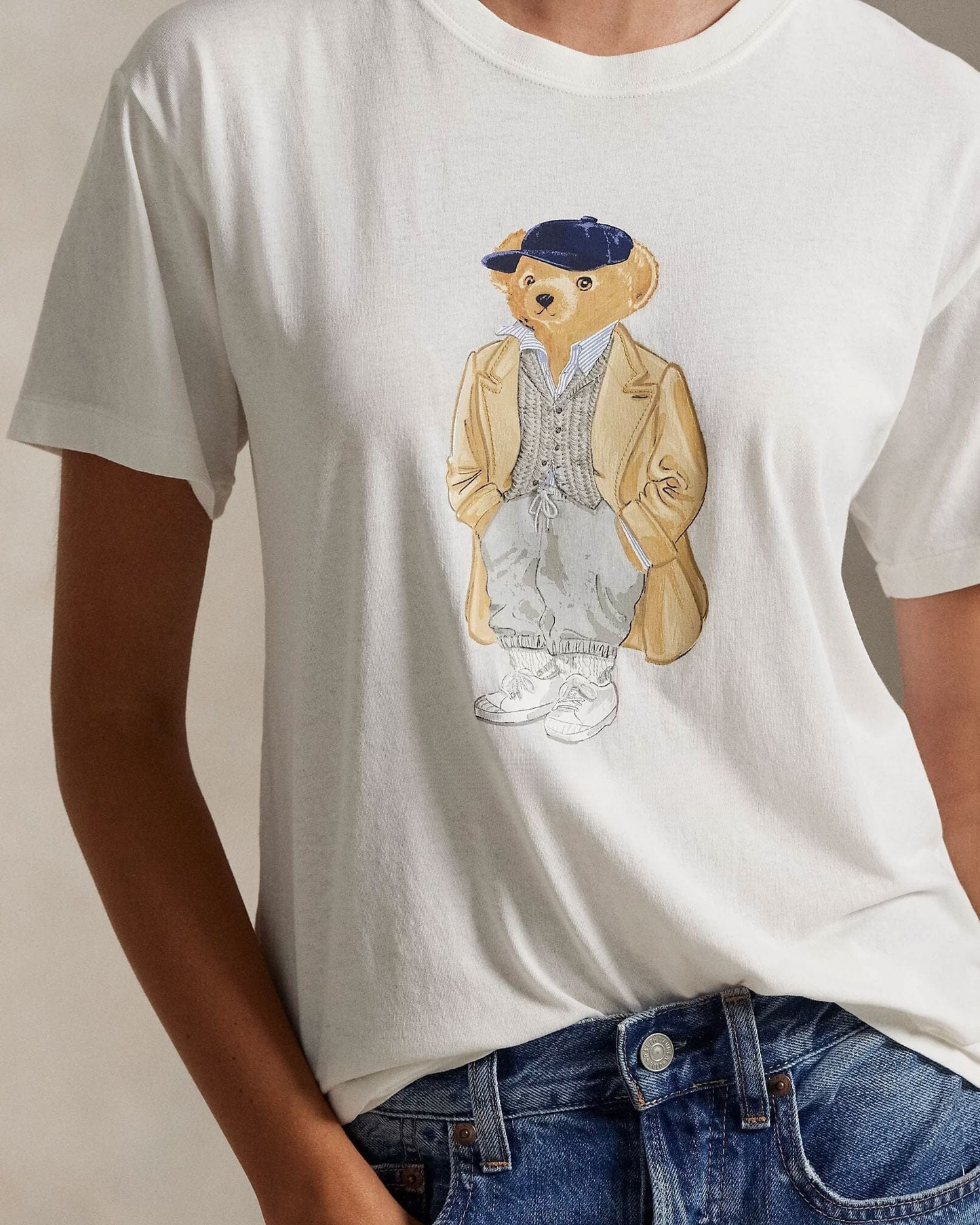 Bear T-Shirt aus Baumwoll-Jersey