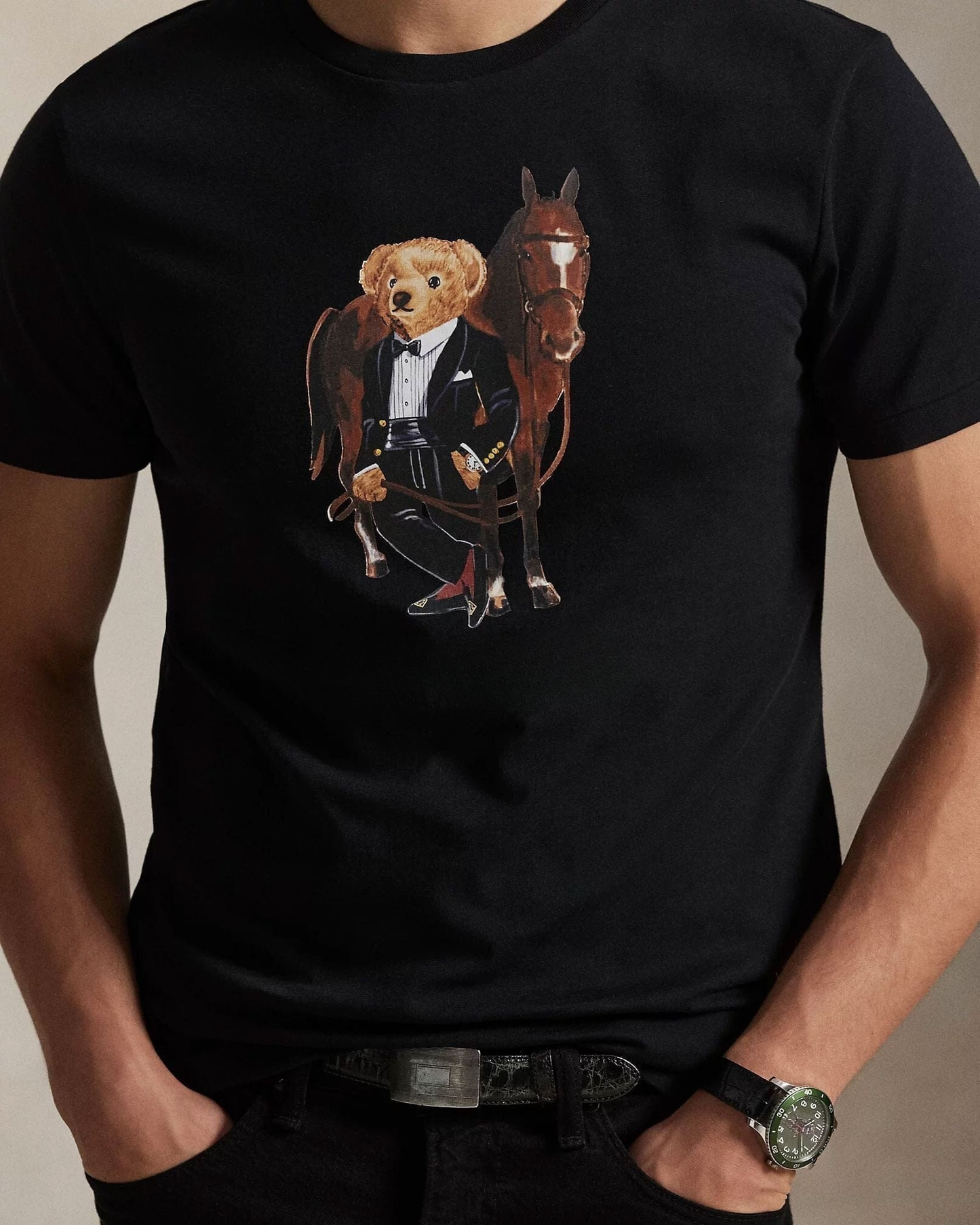 Bear T-Shirt aus Baumwolle