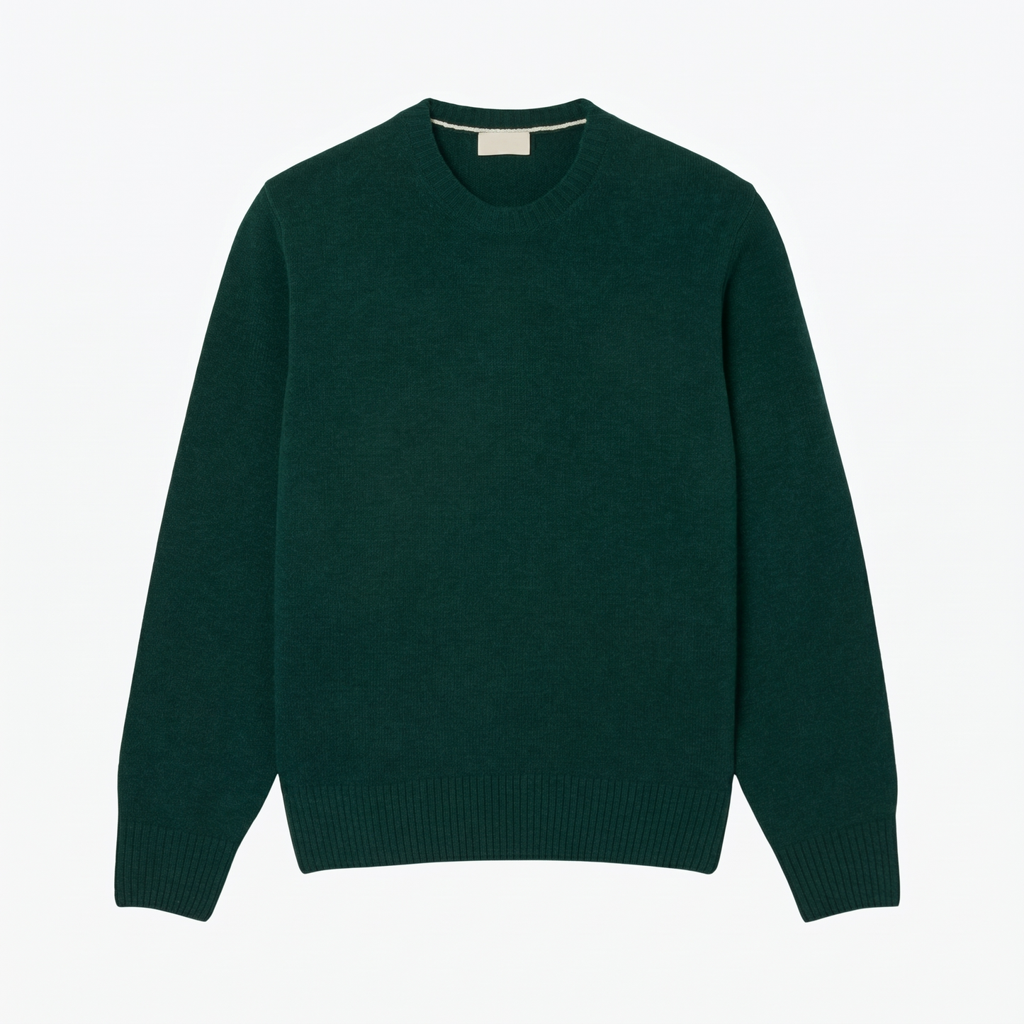 Pullover aus Streichwolle mit Rundhalsausschnitt