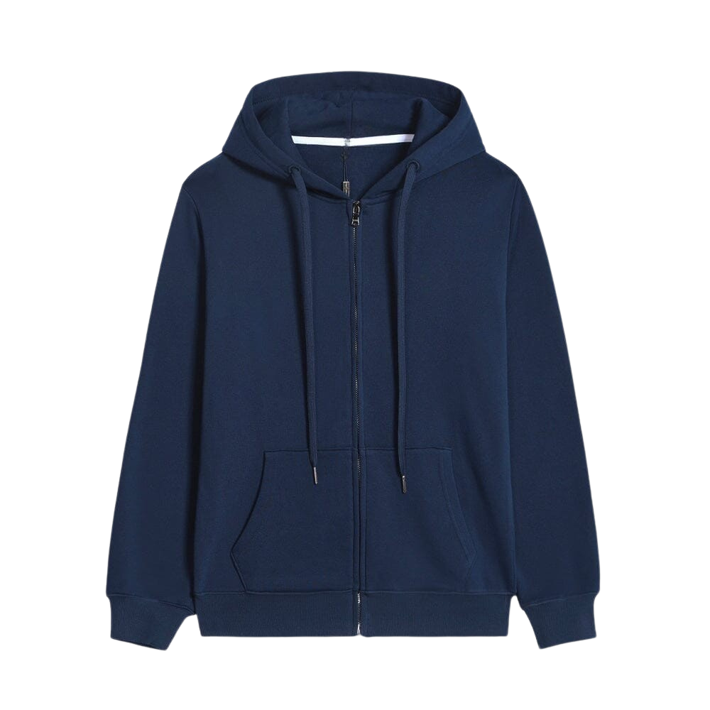 Klassischer Essential Baumwoll-Hoodie