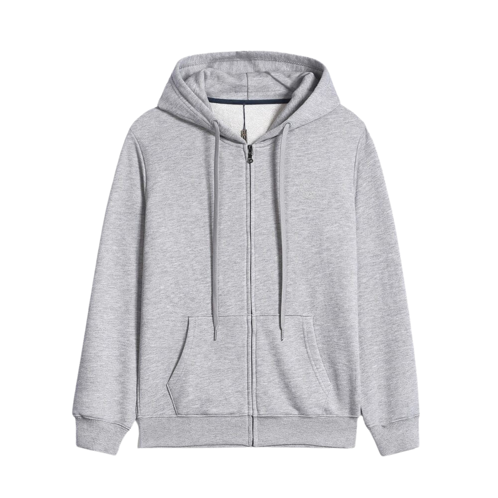 Klassischer Essential Baumwoll-Hoodie