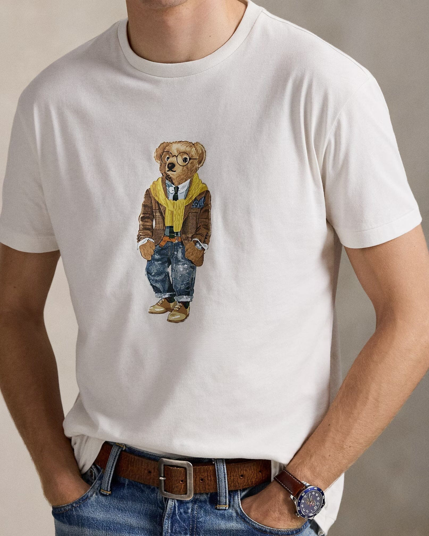 Polo Bear Jersey-T-Shirt in Classic Fit