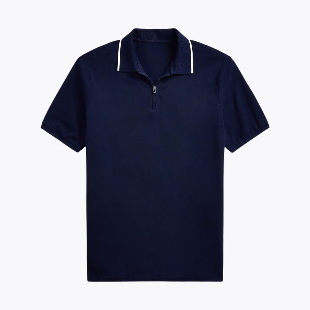 Mesh-Poloshirt in Classic Fit mit Stretch