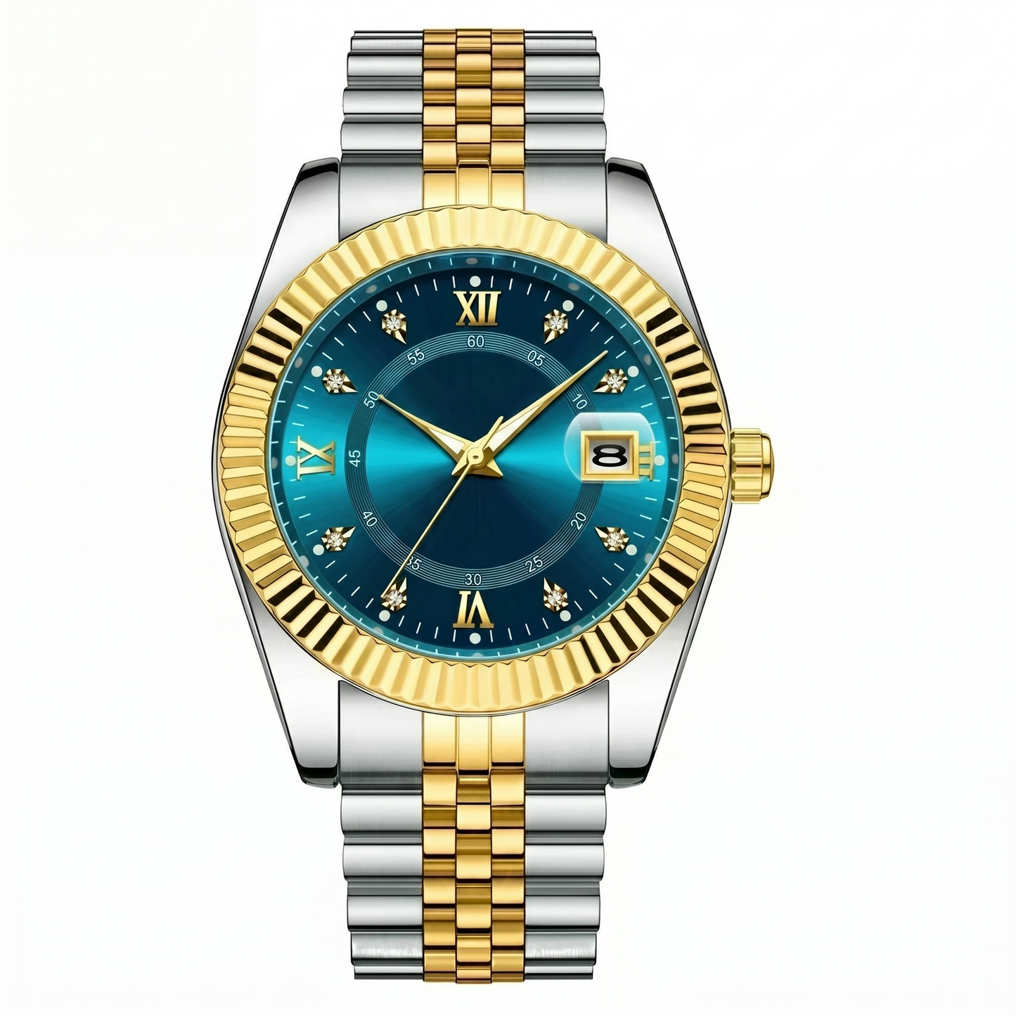 Goldenstar – Uhr 40 mm | wasserdicht | Edelstahl