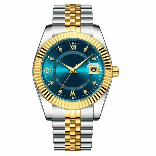 Goldenstar – Uhr 40 mm | wasserdicht | Edelstahl