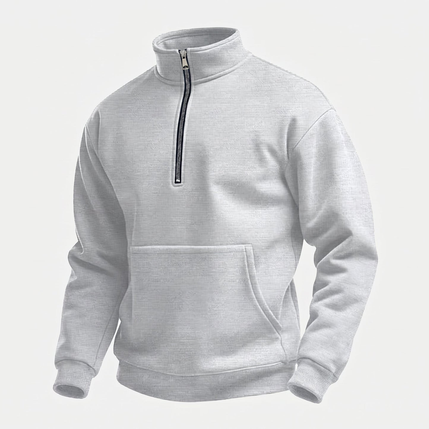 Pullover mit kurzem Reißverschluss