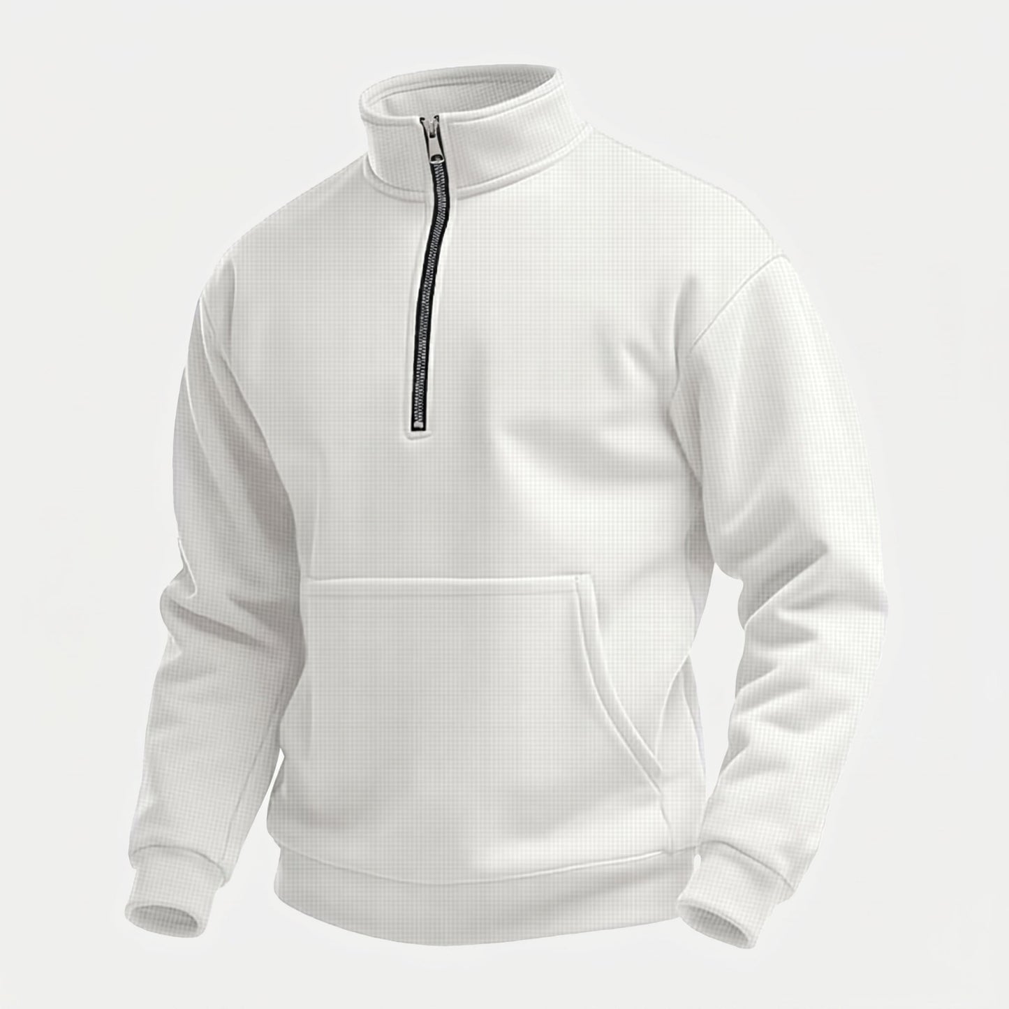 Pullover mit kurzem Reißverschluss