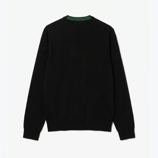 Pullover aus Merinowolle mit Rundhalsausschnitt