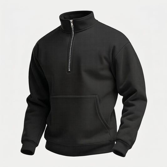Pullover mit kurzem Reißverschluss