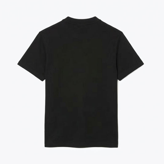 Piqué-T-Shirt mit Jacquard-Logo